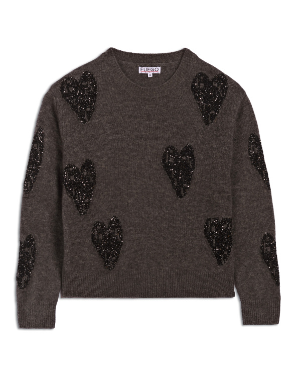 Pull Amor Gris